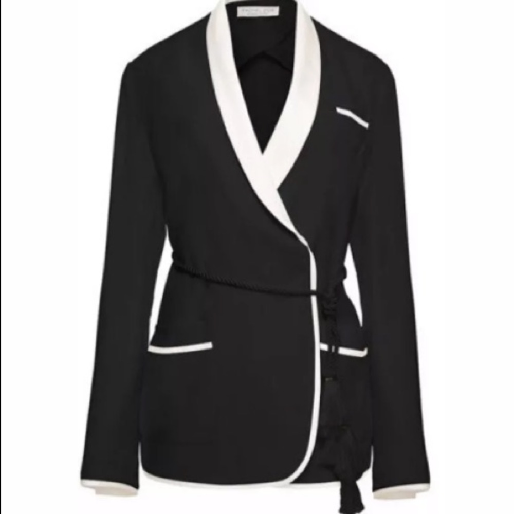 🎁Rachel Zoe valentine tuxedo style blazer size8 - Picture 1 of 7